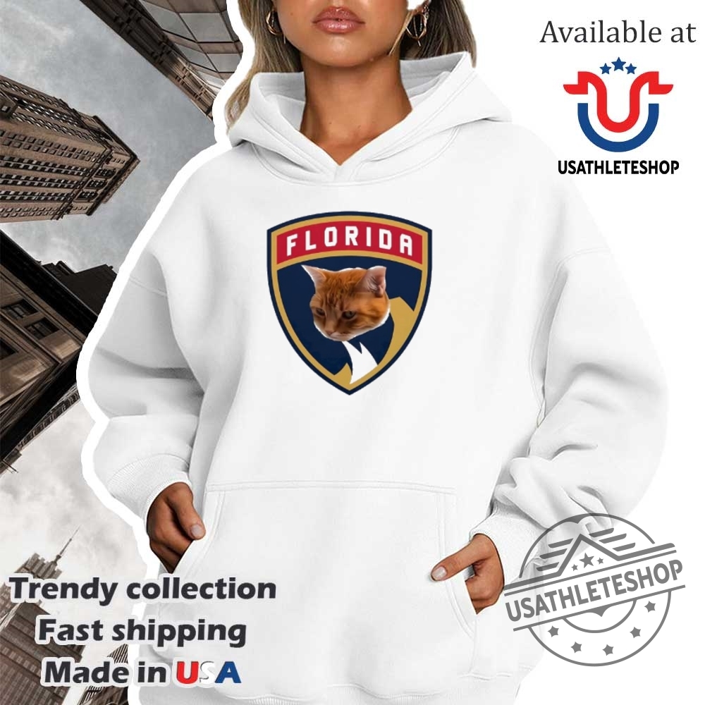Florida Panthers Cat Logo Tshirt Bold And Simple Design 4 Florida Panthers Cat Logo T-shirt - Bold and Simple Design