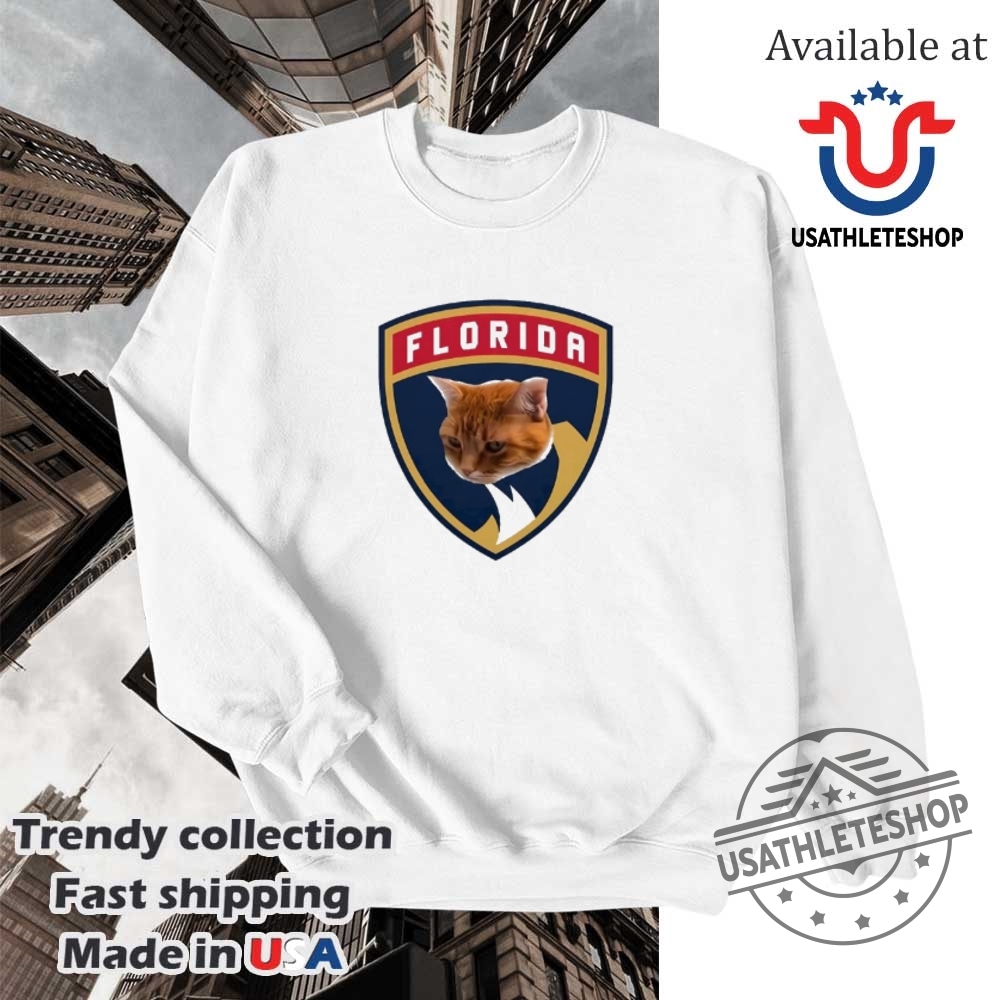 Florida Panthers Cat Logo Tshirt Bold And Simple Design 5 Florida Panthers Cat Logo T-shirt - Bold and Simple Design