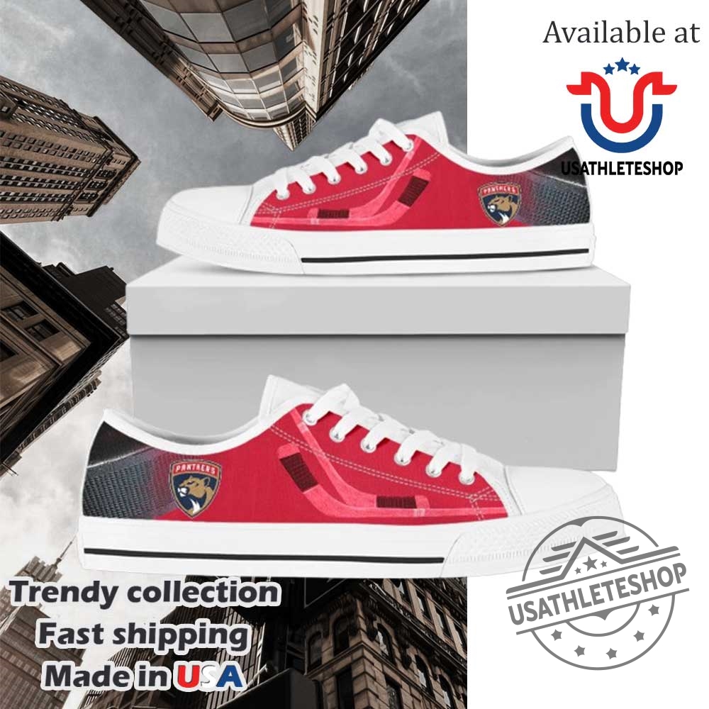 Artistic Scratch Of Florida Panthers Low Top Shoes Custom Design 5 Artistic Scratch of Florida Panthers Low Top Shoes - Custom Design