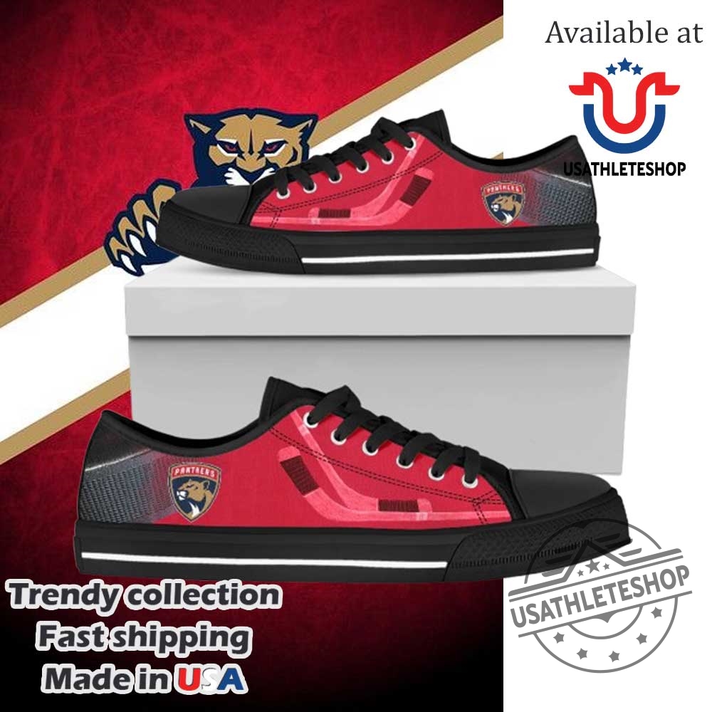 Artistic Scratch Of Florida Panthers Low Top Shoes Custom Design 7 Artistic Scratch of Florida Panthers Low Top Shoes - Custom Design