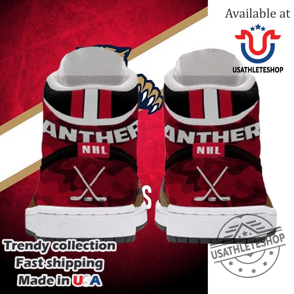 Camo Logo Florida Panthers Jordan Sneakers Stylish And Bold 3 Camo Logo Florida Panthers Jordan Sneakers - Stylish and Bold