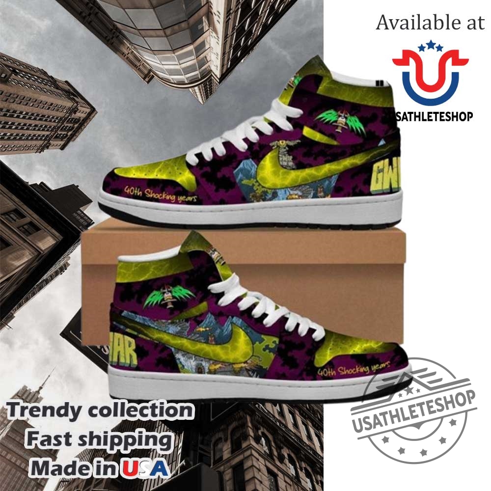 Gwar 40Th Shocking Years Nike Air Force 1 Shoes