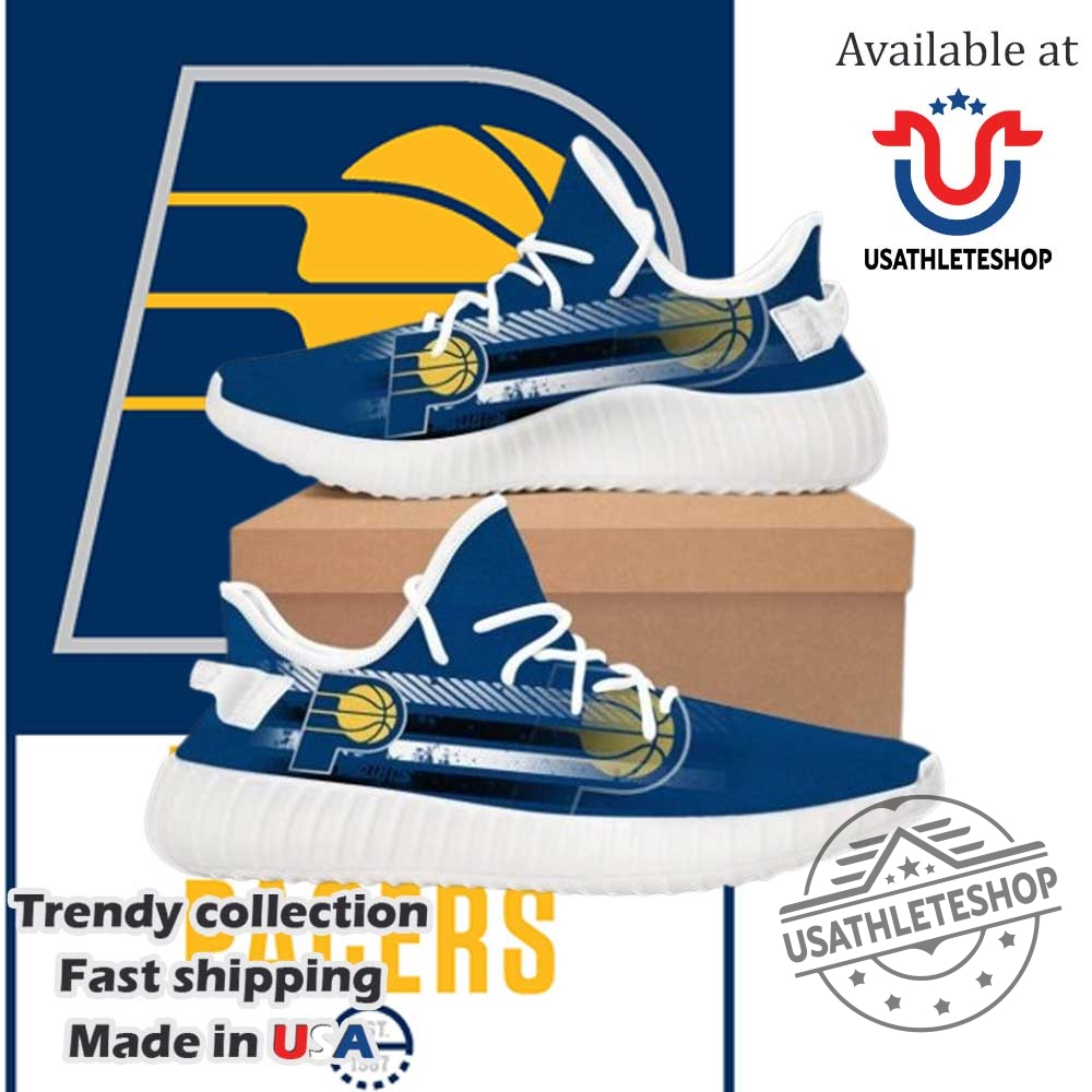 "Top Fan Footwear: Unique Sneakers for NHL and NBA Enthusiasts" 5 Nba Indiana Pacers Blue Black Yeezy Boost Sneakers