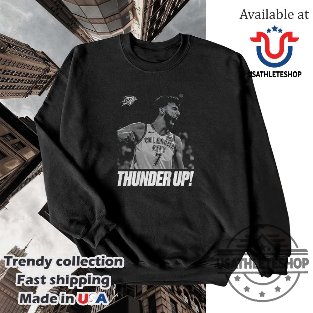 Thunder Up Chet Holmgren Oklahoma City Thunder 2025 Nba Finals Champions Shirt 5 Thunder Up Chet Holmgren Oklahoma City Thunder 2025 NBA Finals Champions shirt