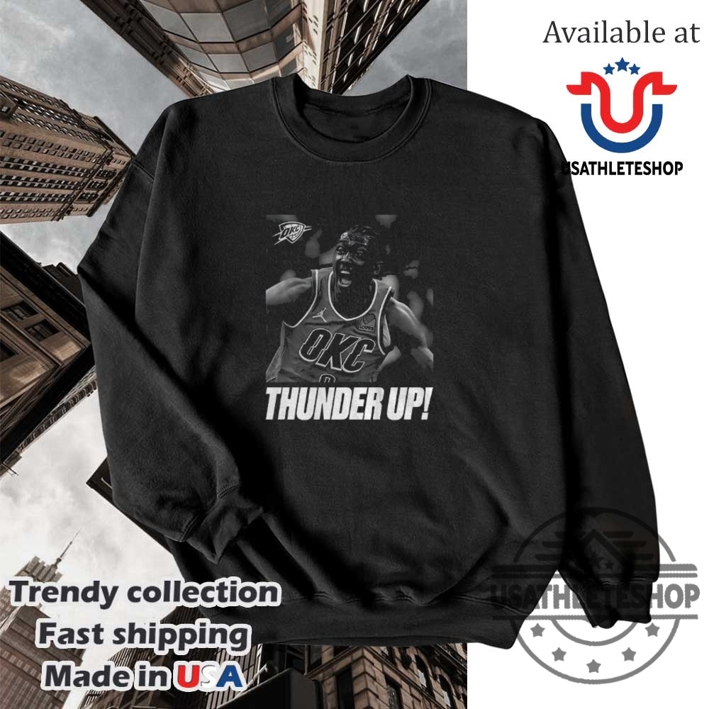 Thunder Up Jalen Williams Oklahoma City Thunder 2025 Nba Finals Champions Shirt 5 Thunder Up Jalen Williams Oklahoma City Thunder 2025 NBA Finals Champions shirt