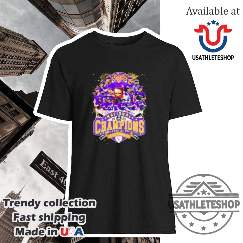 "Top LSU Tigers Sneakers and Apparel to Show Your Team Pride" 16 Lsu Tigers Ncaa Mens College World Series Champions National Champions Players 2025 Tshirts