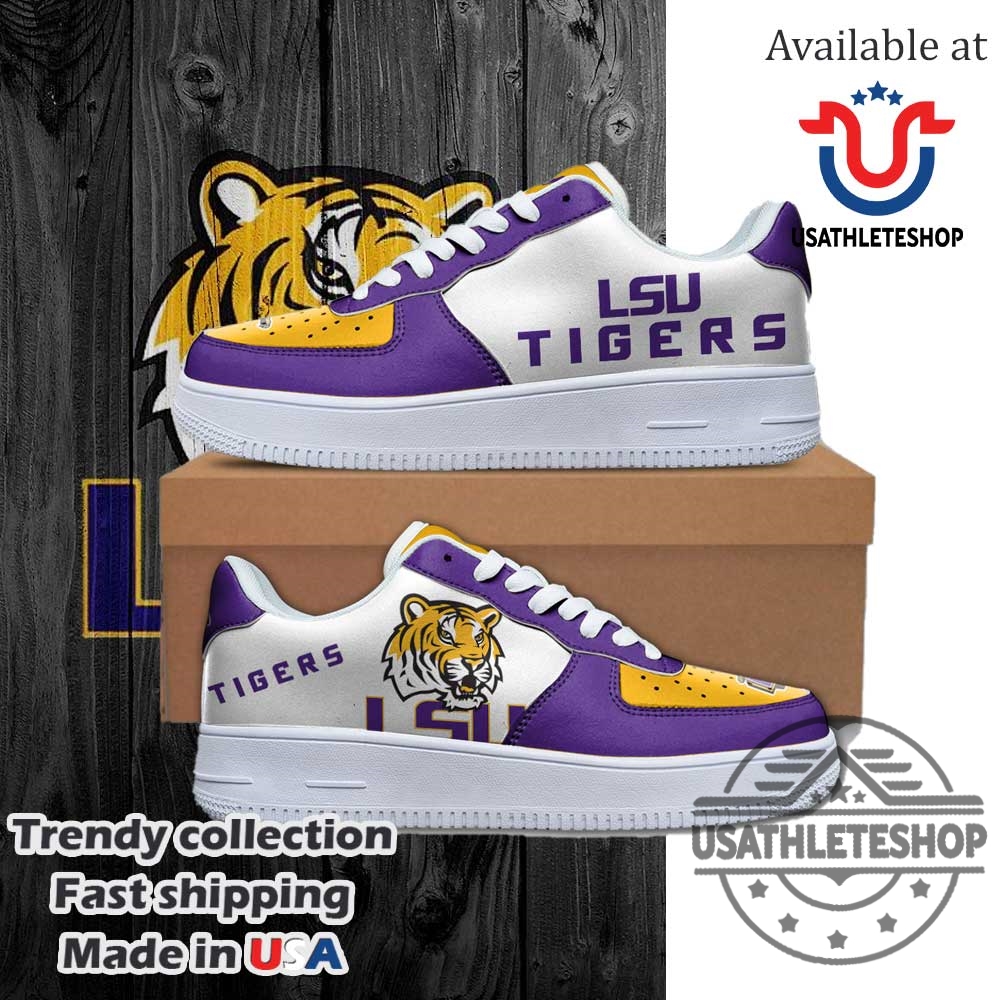 "Top LSU Tigers Sneakers and Apparel to Show Your Team Pride" 26 Lsu Tigers Ncaa Nike Air Lowtop Sneakers Shoes