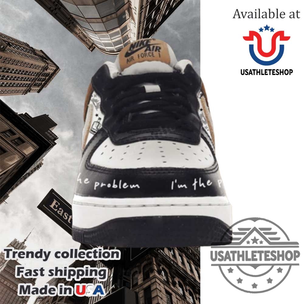 Im The Problem Morgan Wallen Signature Air Force 1 Sneakers Shoes 4 I’m The Problem Morgan Wallen Signature Air Force 1 Sneakers Shoes
