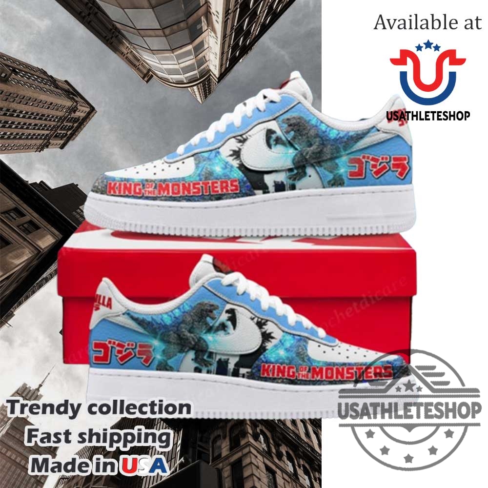 Godzilla King Of The Monsters Air Force 1 Sneakers Shoes