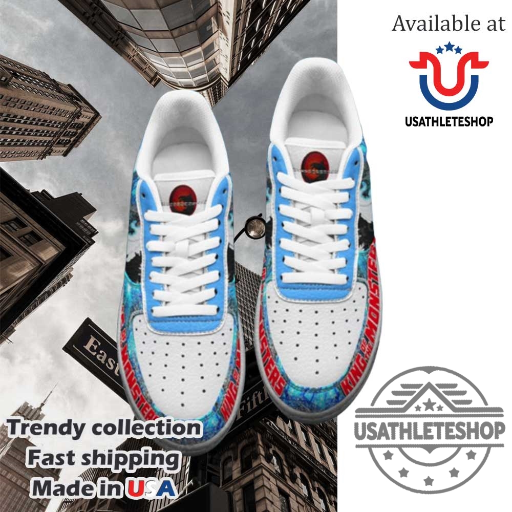 Godzilla King Of The Monsters Air Force 1 Sneakers Shoes 4 Godzilla King Of The Monsters Air Force 1 Sneakers Shoes