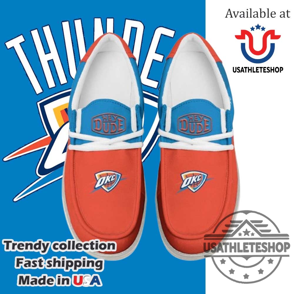 "Top LSU Tigers Sneakers and Apparel to Show Your Team Pride" 37 Oklahoma City Thunder 2024 Personalized Hey Dude Shoes