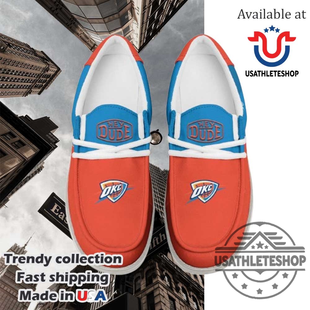 Oklahoma City Thunder 2024 Personalized Hey Dude Shoes 5 Oklahoma City Thunder 2024 Personalized Hey Dude Shoes
