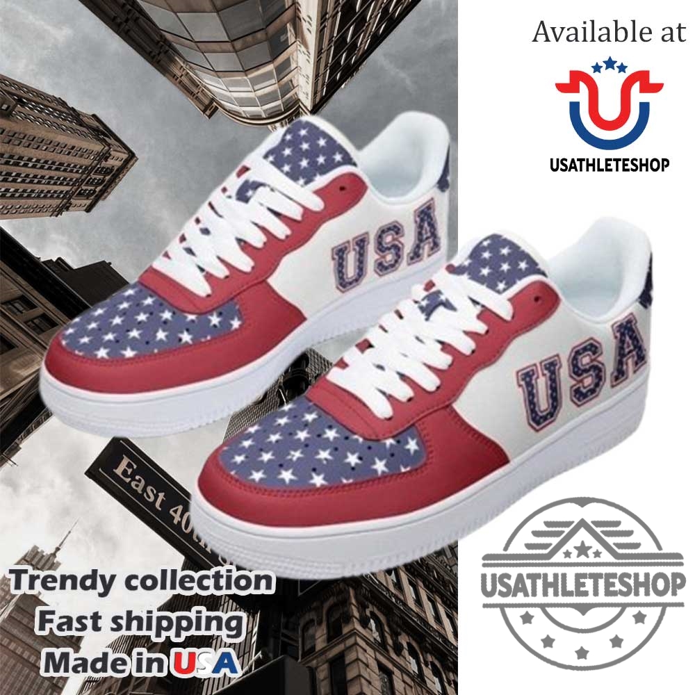 "Top 10 Patriotic Air Force 1 Shoes for July 4th" 4 Usa Flag 4Th Of July Independence Air Force 1 Shoes