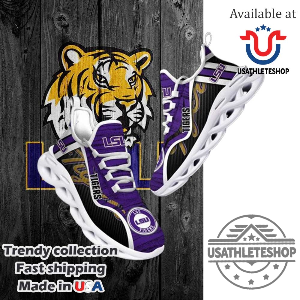 "Top 10 Patriotic Air Force 1 Shoes for July 4th" 18 Lsu Tigers Ncaa Clunky Sneakers Max Soul Shoes