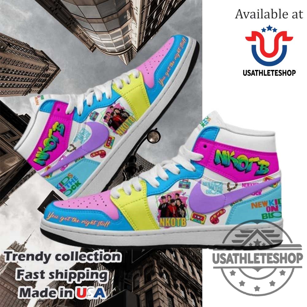 Nkotb You Got The Right Stuff Air Jordan 1 Shoes 4 NKOTB You Got The Right Stuff Air Jordan 1 Shoes