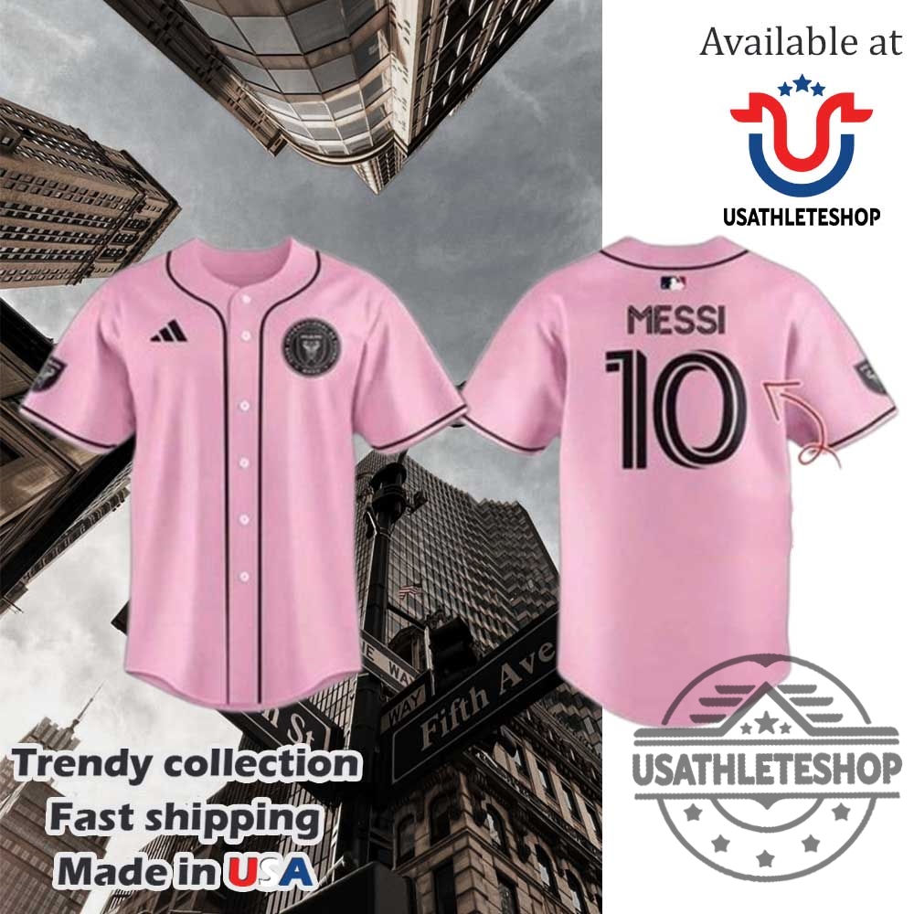 Inter Miami Cf X Mlb Club World Cup 2025 Pink Baseball Jersey