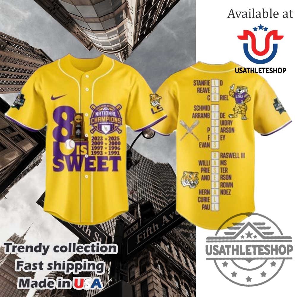 Lsu-Tigers-2025-Ncaa-Division-National-Champions-8-Is-Sweet-Baseball-Gold-Jersey-usathleteshop_1