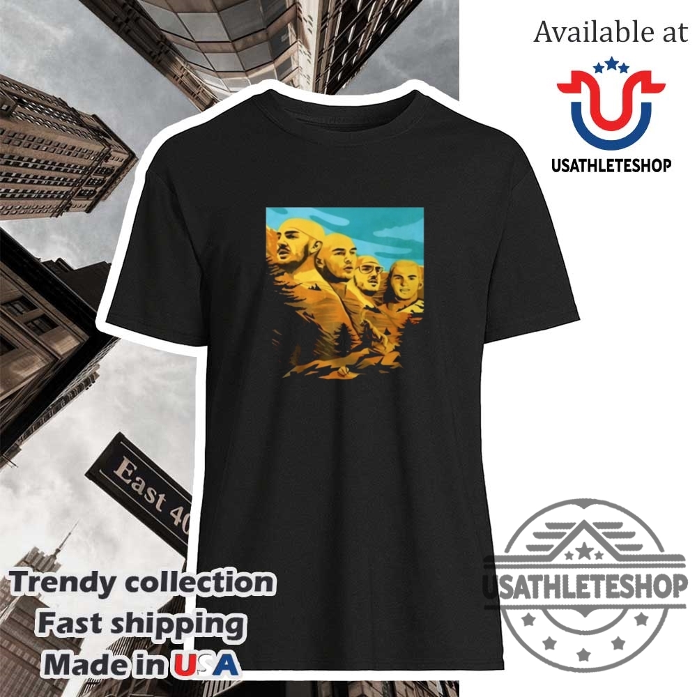 "Top 2025 MLB and Soccer Crossover Jerseys Boost Your Style" 17 Alex Carusos Head On Every Spot On Mount Rushmore A Shirt