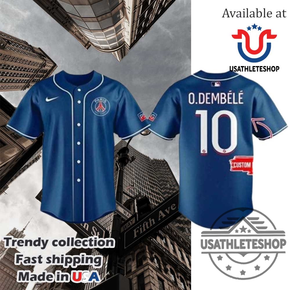 "Top 2025 MLB and Soccer Crossover Jerseys Boost Your Style" 23 Paris Saint Germain X Mlb Club World Cup Game Road Baseball Jersey