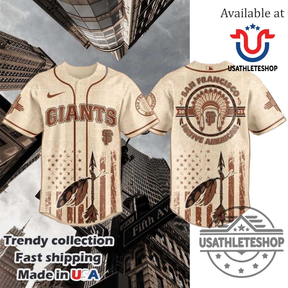 "Top 2025 MLB and Soccer Crossover Jerseys Boost Your Style" 35 San Francisco Giants Mlb X Native American Heritage Month Jersey