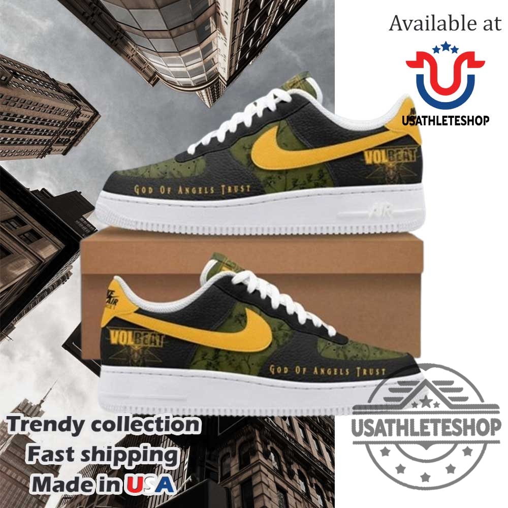 "Top Custom Shoes: Messi, NCAA Champs, MCR, Prince, Volbeat" 5 Volbeat God Of Angels Trust Air Force 1 Shoes