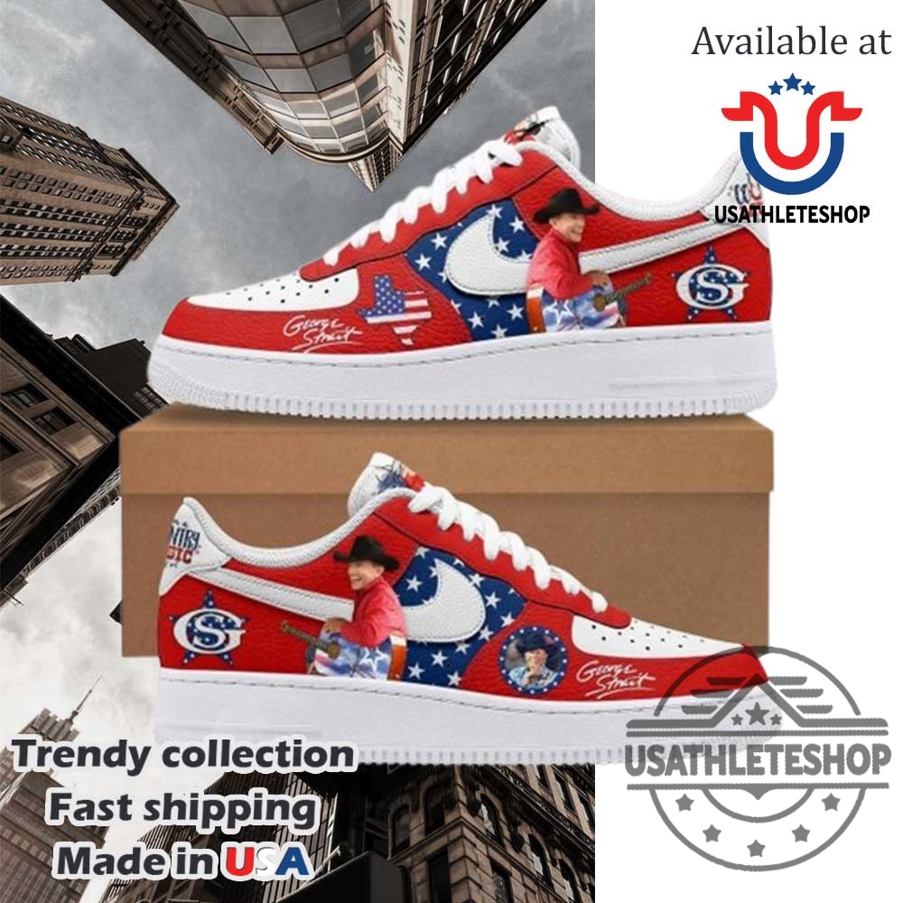 "Top Custom Shoes: Messi, NCAA Champs, MCR, Prince, Volbeat" 10 George Strait I Am A Country Music Kind Of Gal Air Force 1 Shoes
