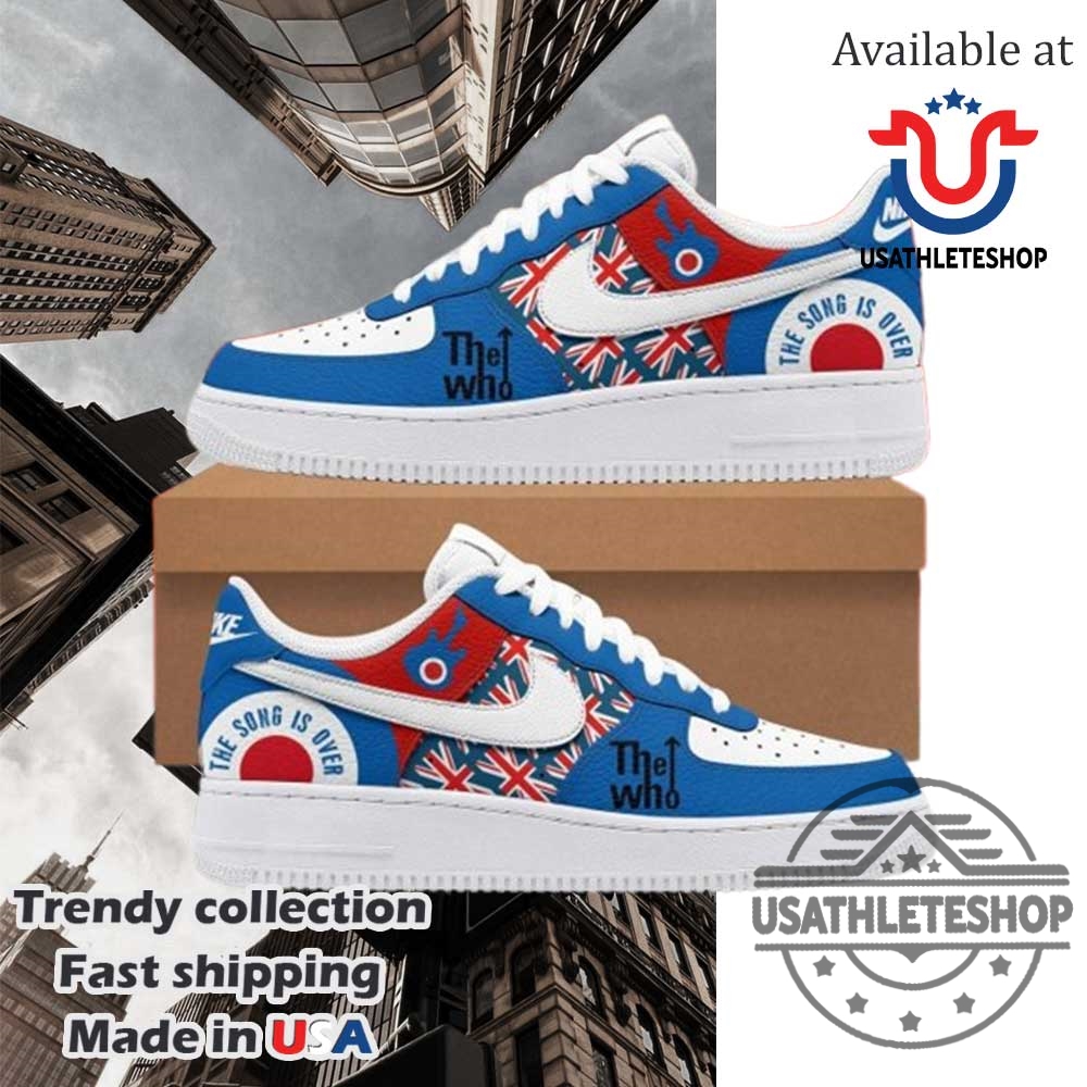 "Top Custom Shoes: Messi, NCAA Champs, MCR, Prince, Volbeat" 12 The Who The Song Is Over Air Force 1 Shoes