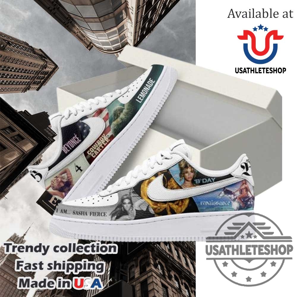 "Top Custom Shoes: Messi, NCAA Champs, MCR, Prince, Volbeat" 16 Beyonce Cowboy Carter Nike Air Force 1 Shoes