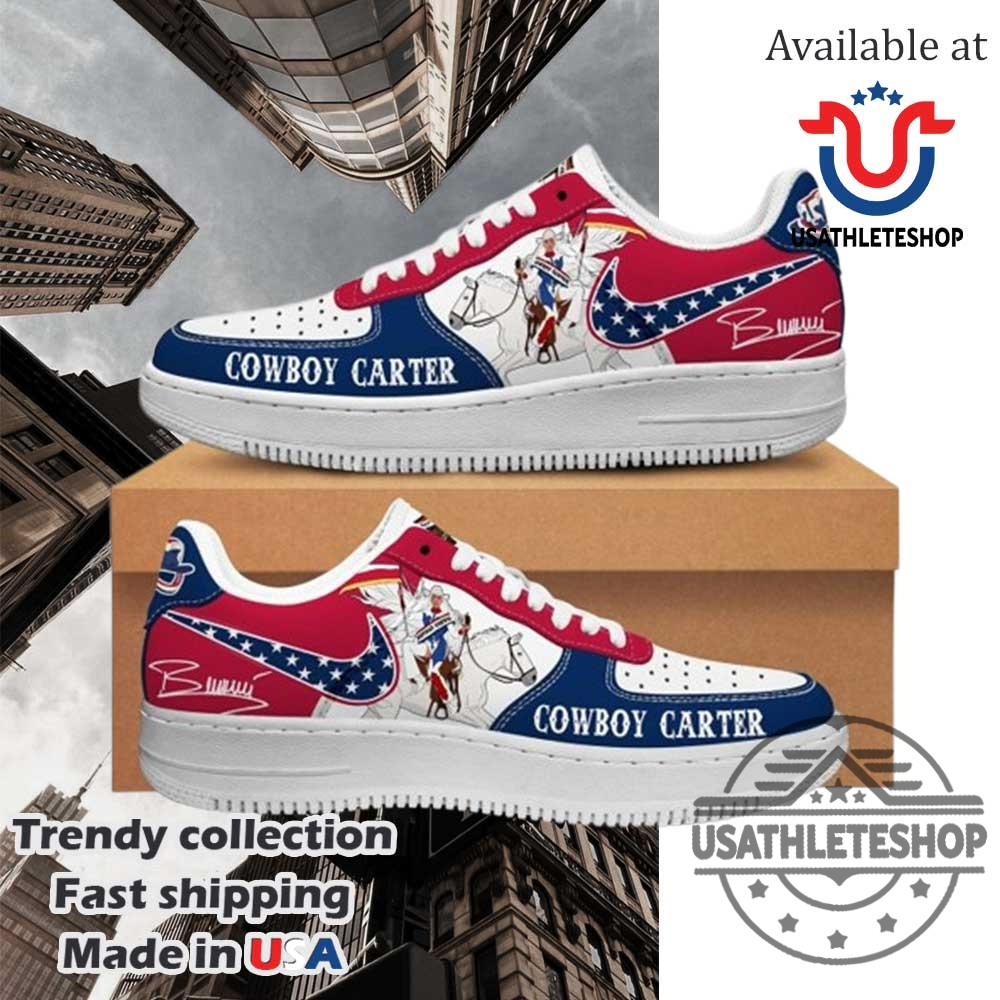 "Top Custom Shoes: Messi, NCAA Champs, MCR, Prince, Volbeat" 17 Beyonce Cowboy Carter If That Aint Country Tell Me What Is Air Force 1 Shoes