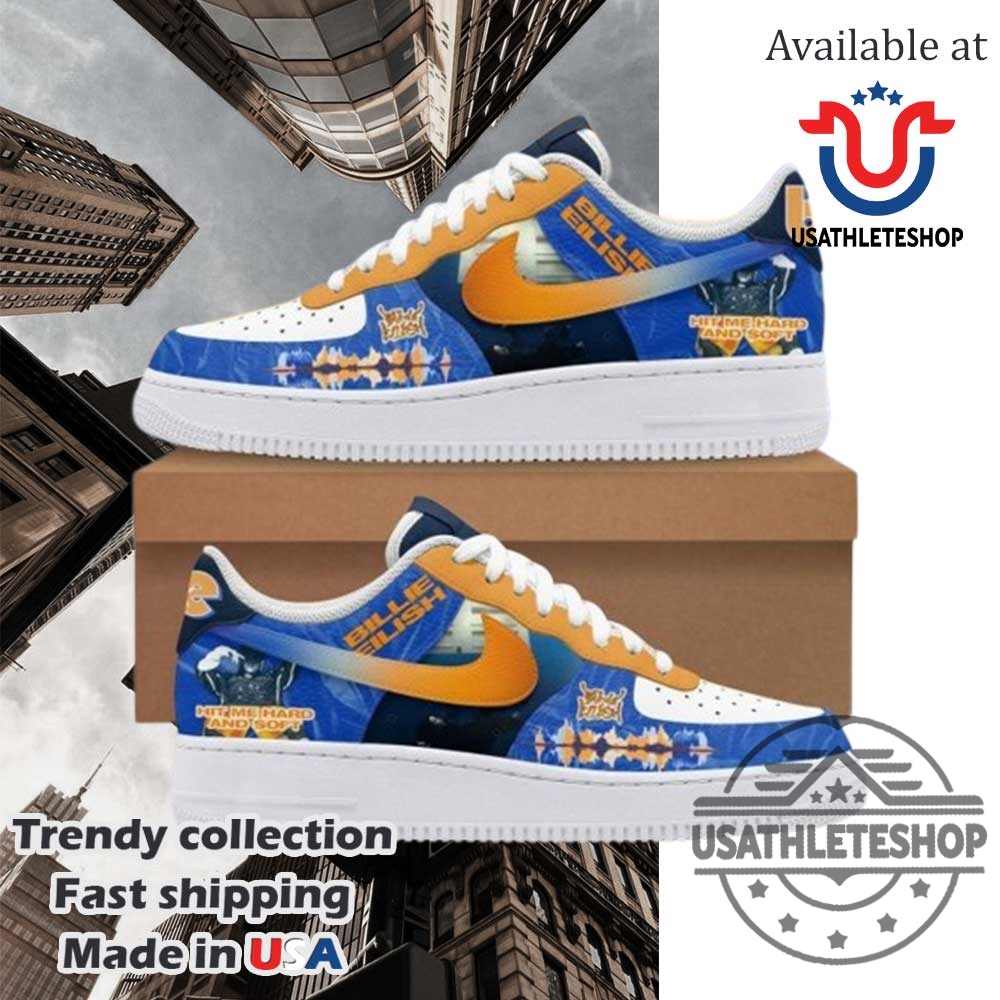"Top Custom Shoes: Messi, NCAA Champs, MCR, Prince, Volbeat" 29 Billie Eilish Hit Me Hard And Soft Air Force 1 Shoes