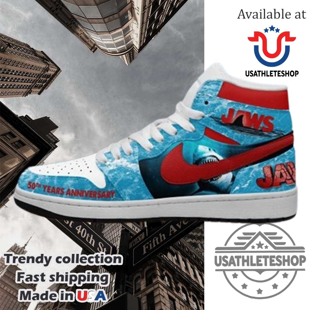 Jaws 50Th Anniversary Celebration Air Jordan 1 Shoes 4 Jaws 50th Anniversary Celebration Air Jordan 1 Shoes