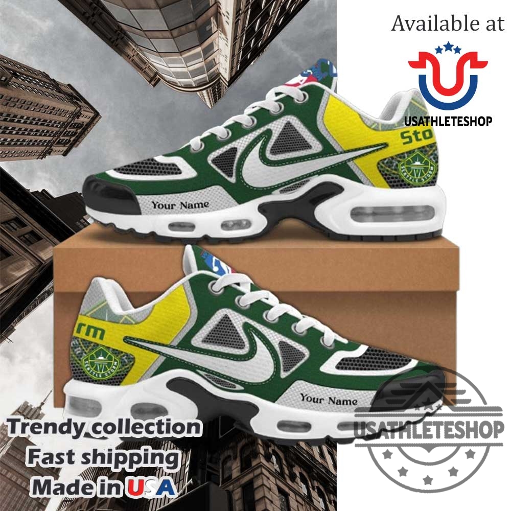 Seattle Storm Nike Air Max Shoes Customizable Wnba Fan Sneakers