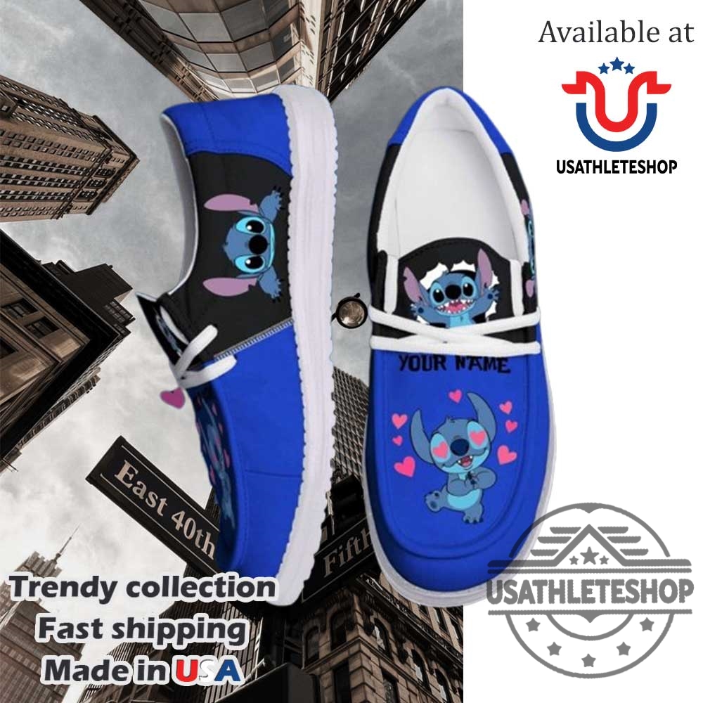 "Top Custom Shoes: Messi, NCAA Champs, MCR, Prince, Volbeat" 33 Personalized Stitch Hey Dude Shoes