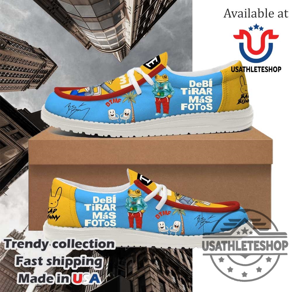 Bad Bunny Debí Tirar Más Fotos World Tour 2025 Hey Dude Shoes