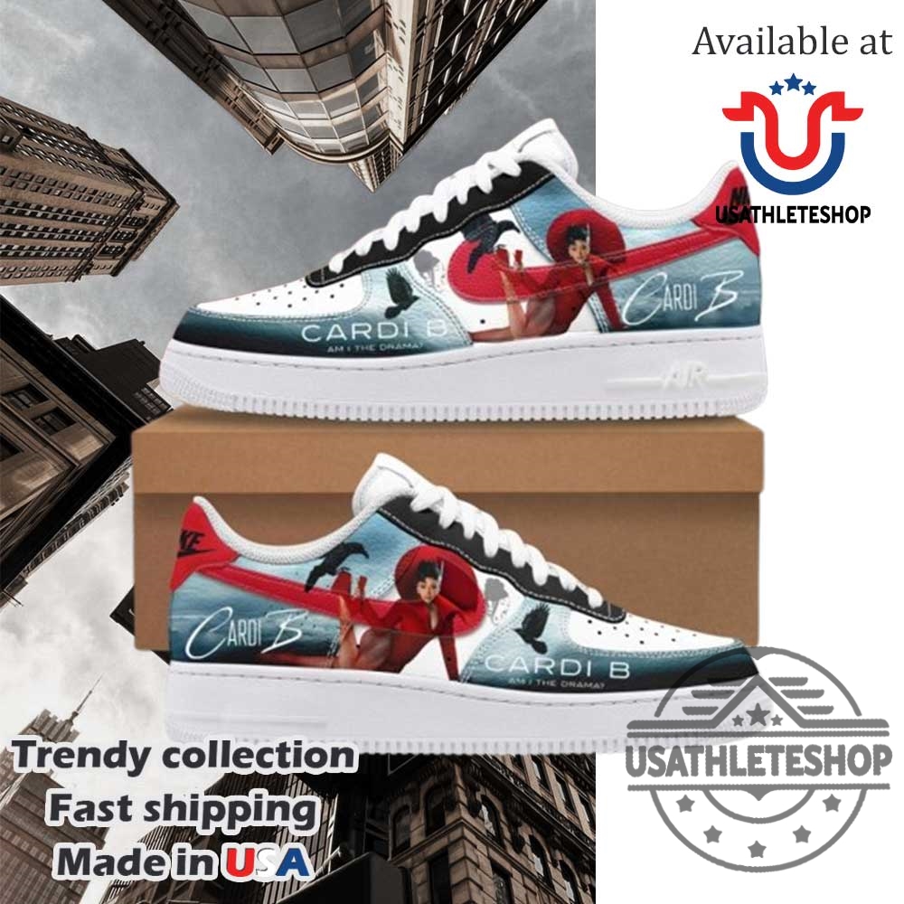Cardi B Am I The Drama Air Force 1 Sneaker Shoes