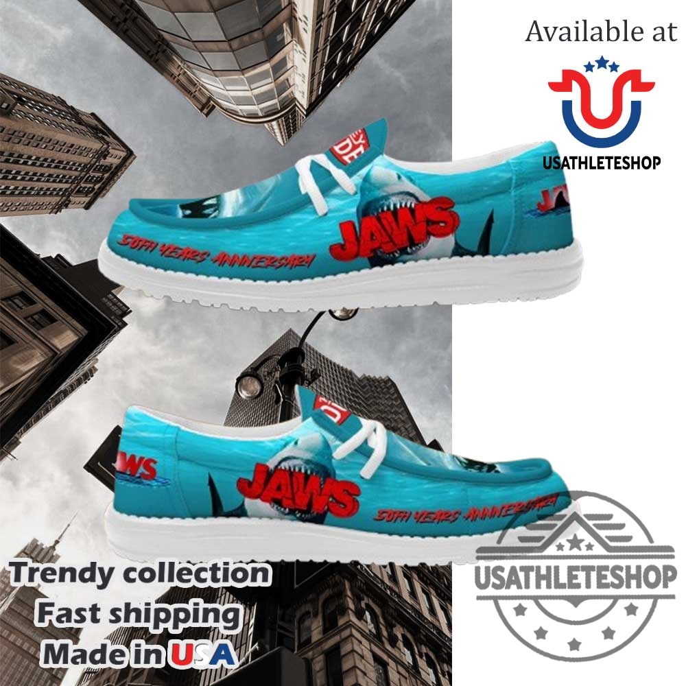 Jaws 50Th Anniversary Special Hey Dude Shoes