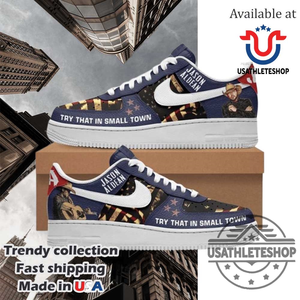 Jason Aldean American Nike Air Force 1 Shoes
