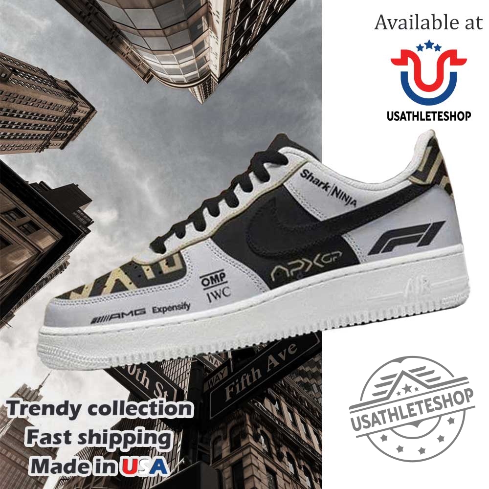 "Exclusive Movie Collaboration: Limited Edition Nike & Air Jordan Releases" 2 Mercedes F1 Team X F1 The Movie 2025 Apxgp Brad Pitt Special Air Force 1 Shoes