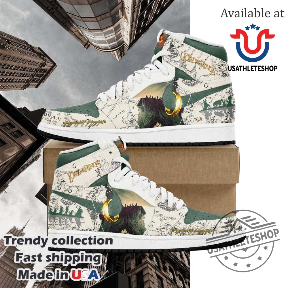 The Lord Of The Rings Nike Air Jordan 1 Shoes 3 The Lord of the Rings Nike Air Jordan 1 Shoes
