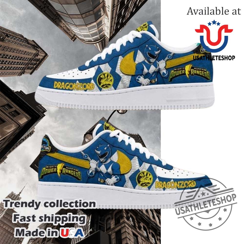Power Rangers All Characters Blue Nike Air Force 1 Sneaker 3 Power Rangers All Characters Blue Nike Air Force 1 Sneaker