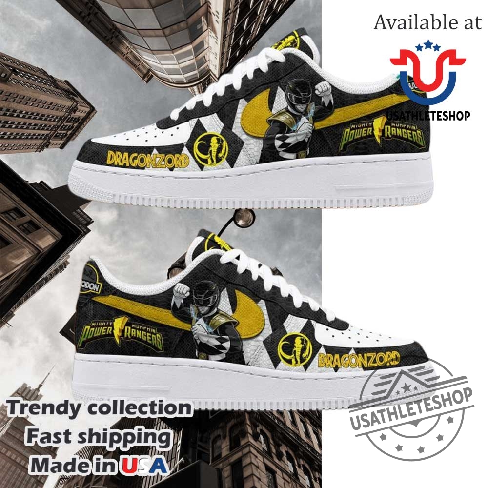 Power Rangers All Characters Black Nike Air Force 1 Sneaker 3 Power Rangers All Characters Black Nike Air Force 1 Sneaker