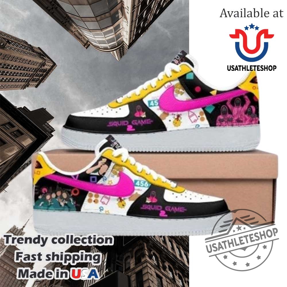 "Exclusive Movie Collaboration: Limited Edition Nike & Air Jordan Releases" 15 Squid Game Season 2 Inspired Custom Sneakers Colorful Fan Art Shoes