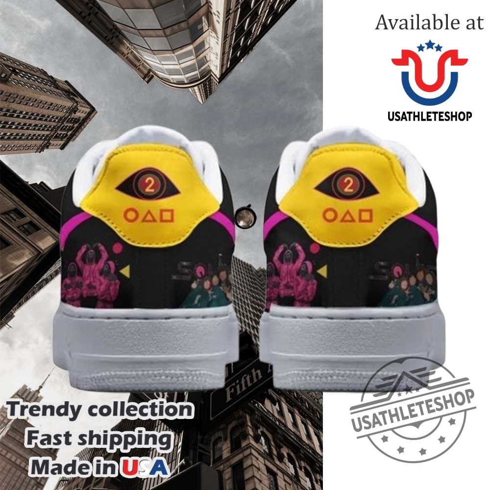 Squid Game Season 2 Inspired Custom Sneakers Colorful Fan Art Shoes 4 Squid Game Season 2 Inspired Custom Sneakers Colorful Fan Art Shoes