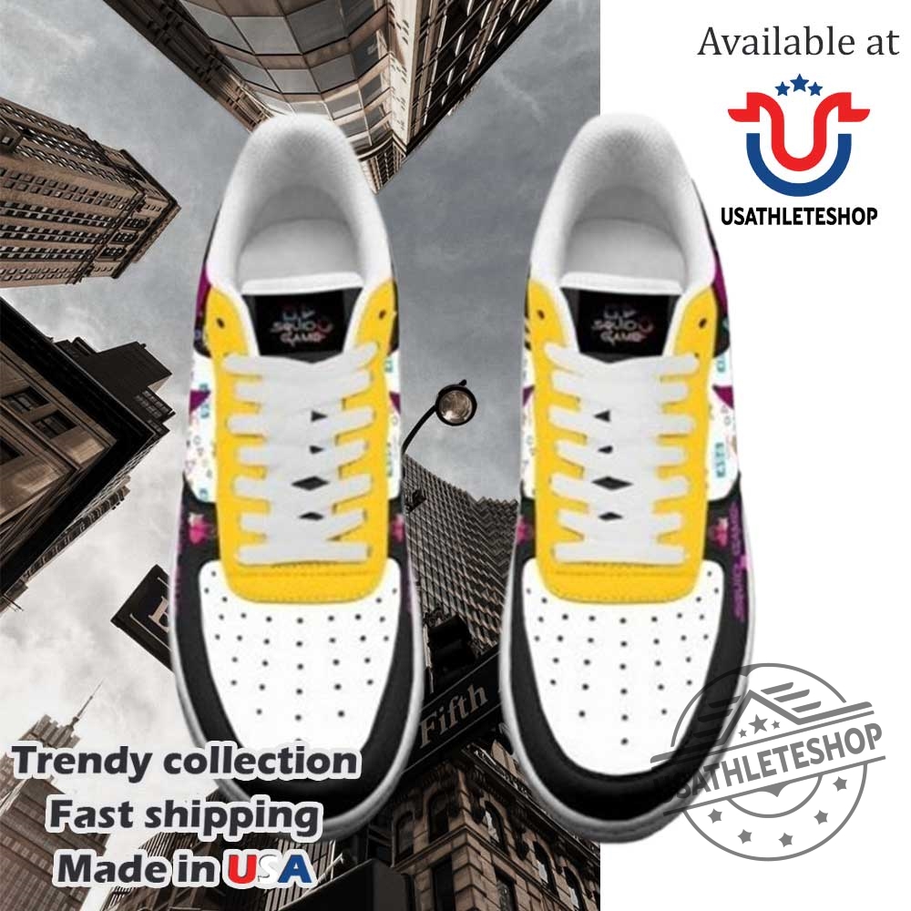 Squid Game Season 2 Inspired Custom Sneakers Colorful Fan Art Shoes 5 Squid Game Season 2 Inspired Custom Sneakers Colorful Fan Art Shoes