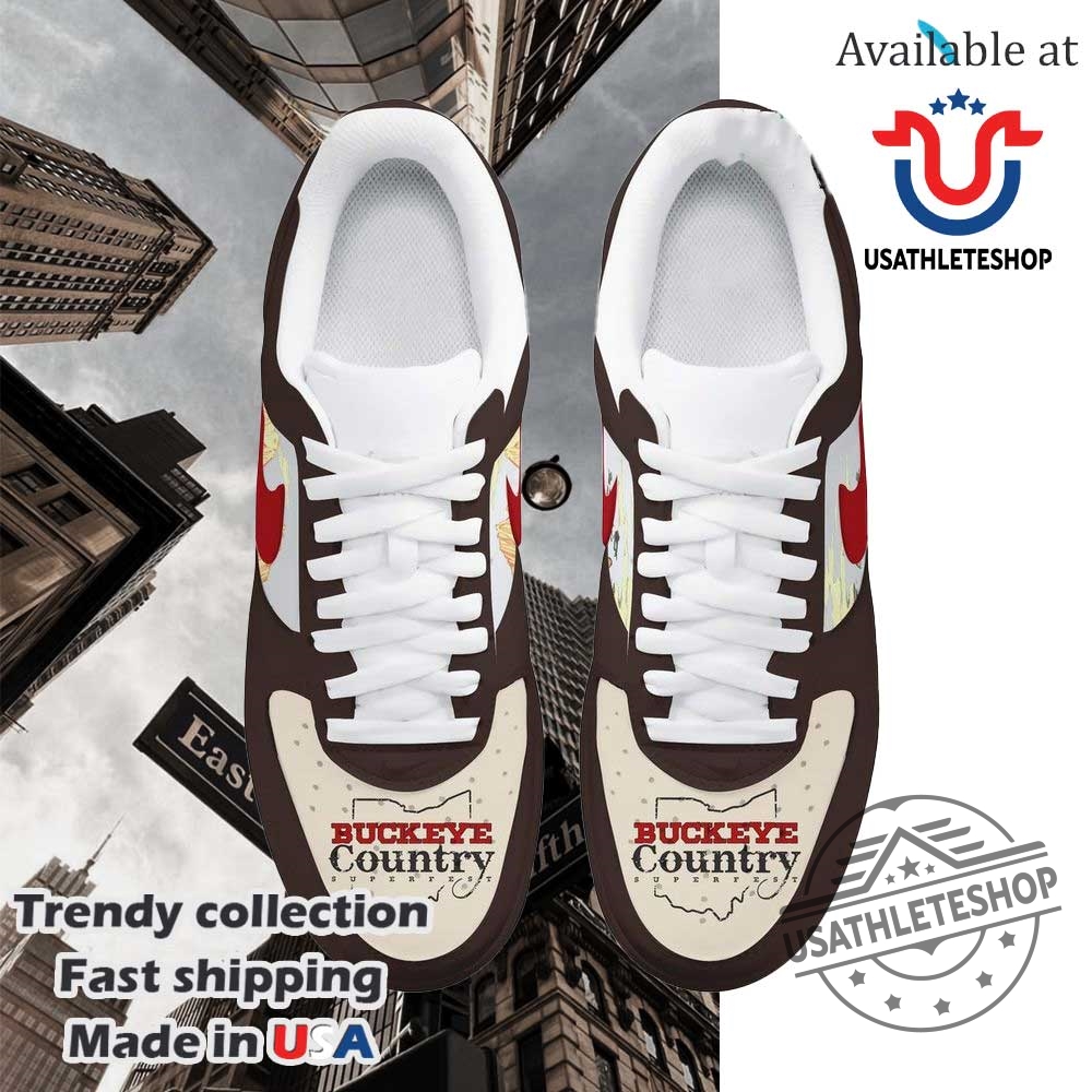 Buckeye Country Super Fest 2025 Nike Air Force 1 Sneakers 3 Buckeye Country Super Fest 2025 Nike Air Force 1 Sneakers