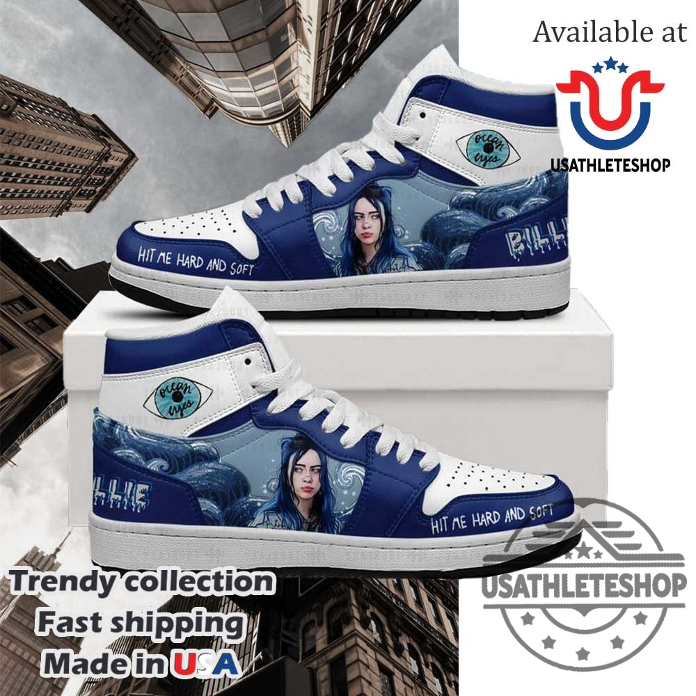 Billie Eilish Hit Me Hard Custom Air Jordan 1 Sneakers