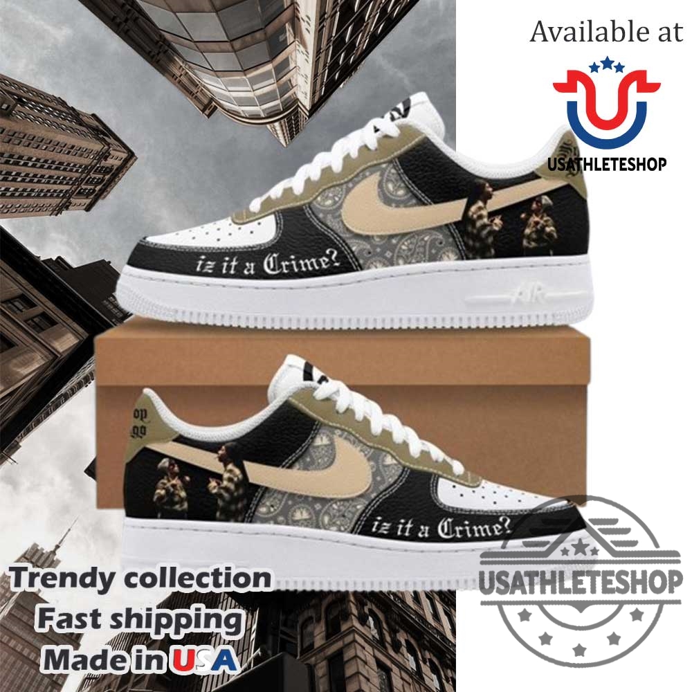 Snoop Dogg Iz It A Crime Custom Air Force 1 Shoes