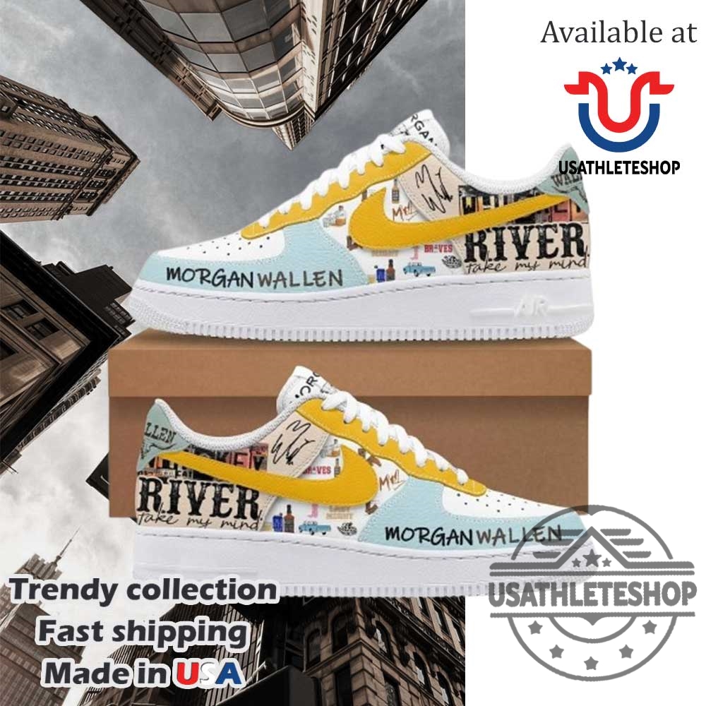 Morgan Wallen River Take My Mind Custom Air Force 1 Shoes
