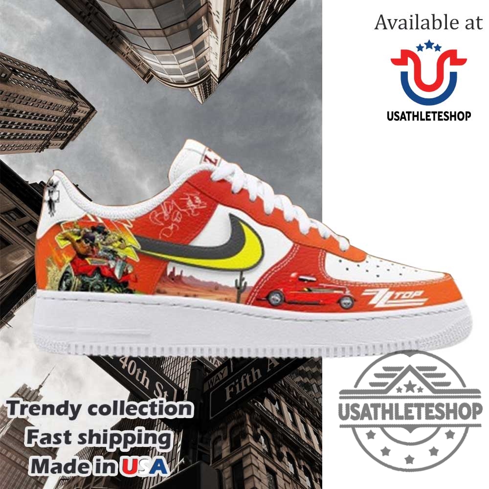 Zz Top American Rock Band Limited Edition Air Force 1 Sneakers