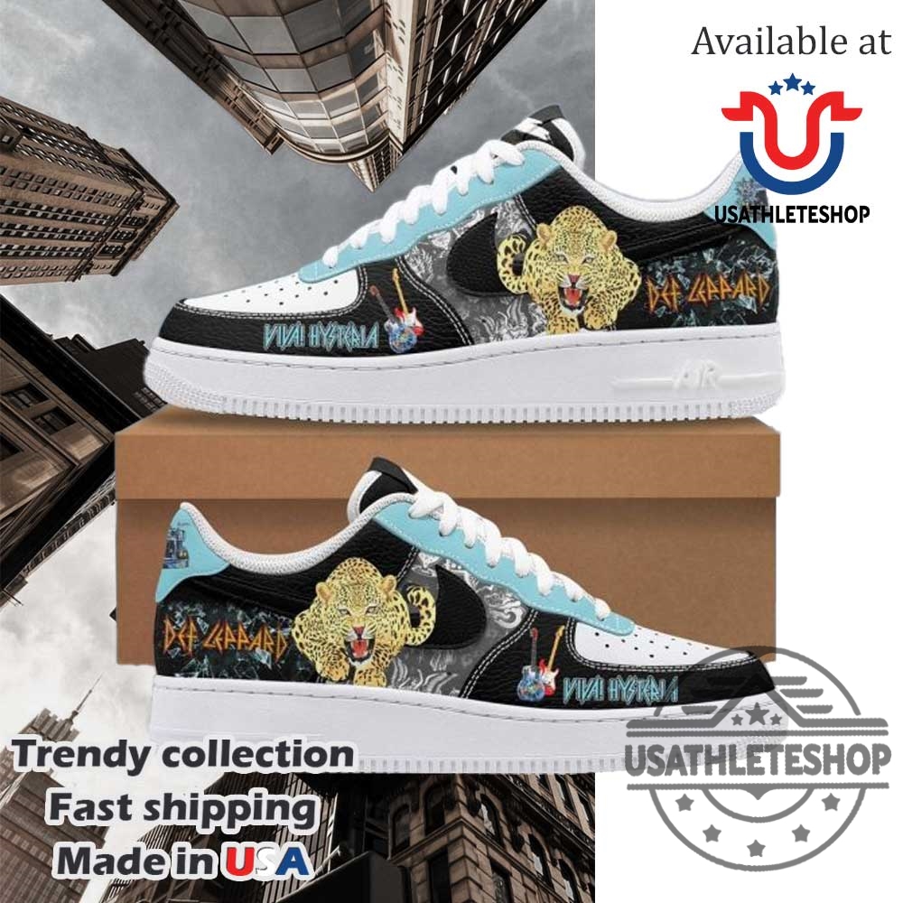 Def Leppard Viva Hysteria Tour Air Force 1 Shoes